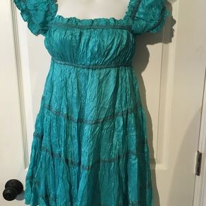 Betsy Johnson Teal Mini Dress
